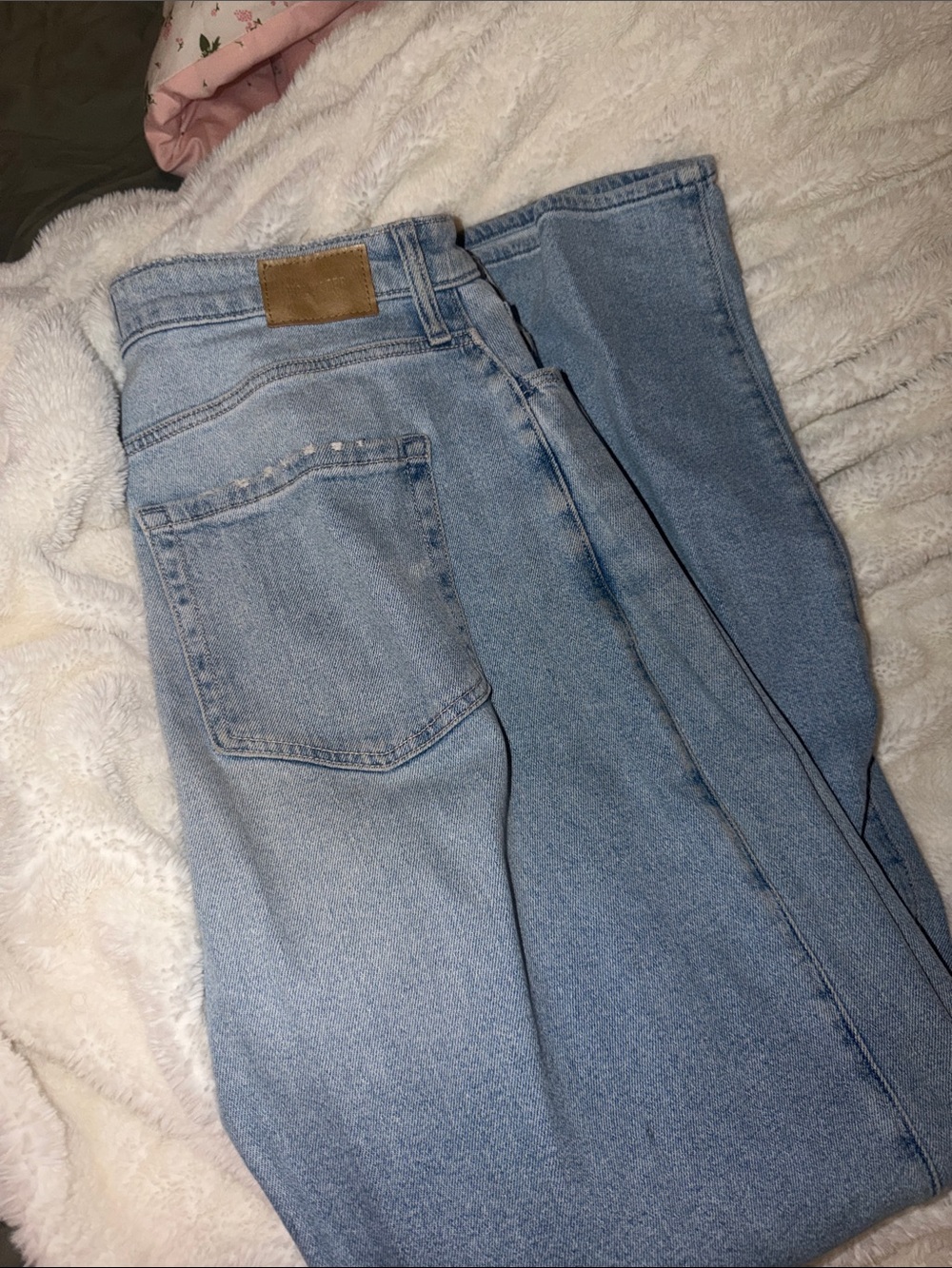 Hollister Light Blue Straight Leg Jeans
